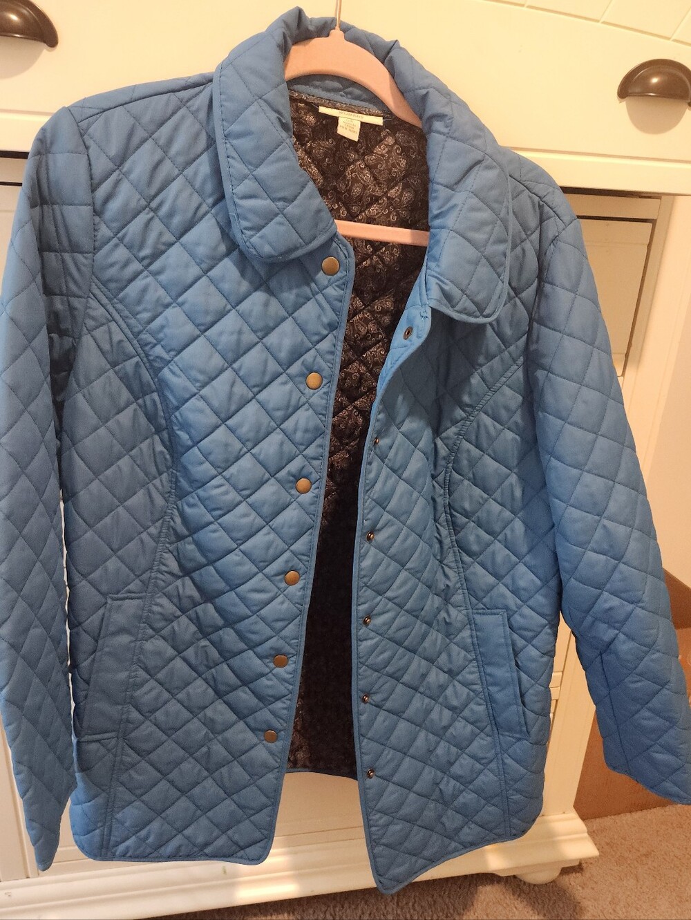 Appleseed's Teal Blue Quilted Women's Jacket